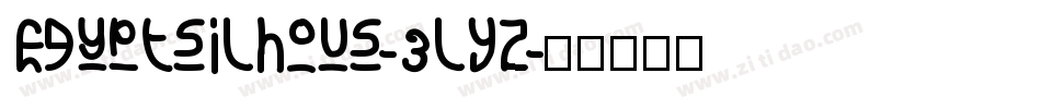 Egyptsilhous-3lYZ字体转换