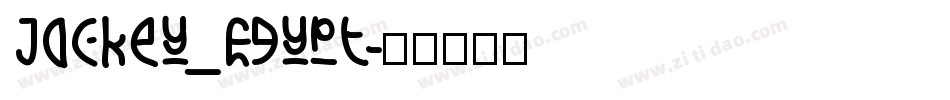 Jackey_Egypt字体转换