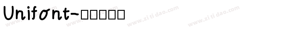 Unifont字体转换