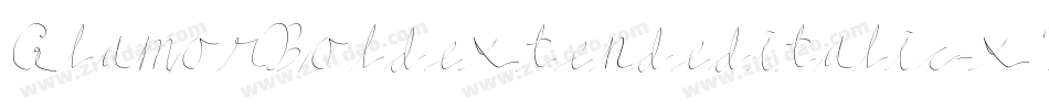 GlamorBoldextendeditalic-x3LEj字体转换