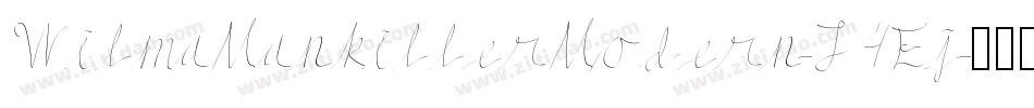WilmaMankillerModern-J4Ej字体转换