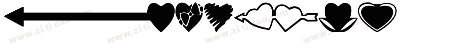 Hearts字体转换