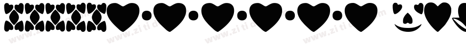 KR-Lots-of-Hearts字体转换