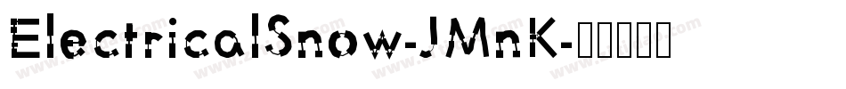 ElectricalSnow-JMnK字体转换