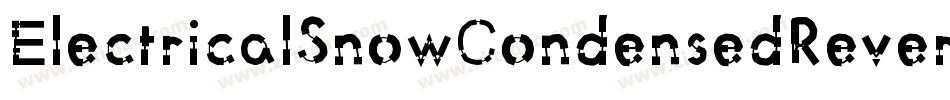 ElectricalSnowCondensedReverseOblique-yr7V字体转换
