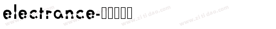 electrance字体转换