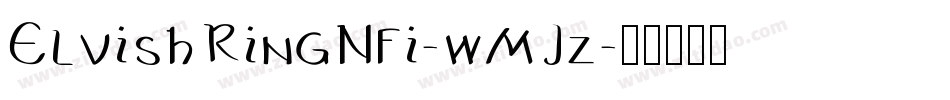ElvishRingNfi-wMJz字体转换