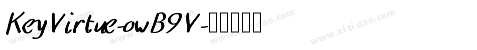 KeyVirtue-owB9V字体转换