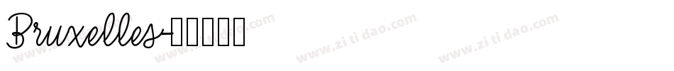 Bruxelles字体转换