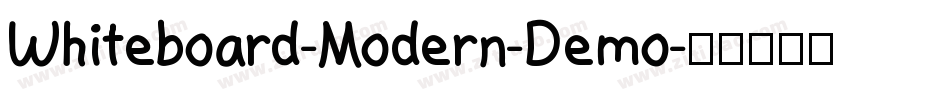 Whiteboard-Modern-Demo字体转换