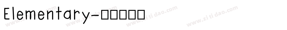 Elementary字体转换