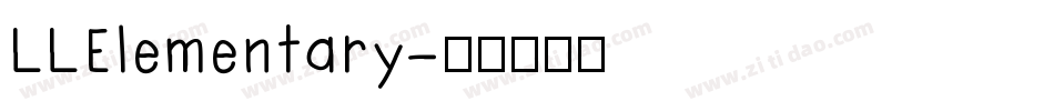 LLElementary字体转换