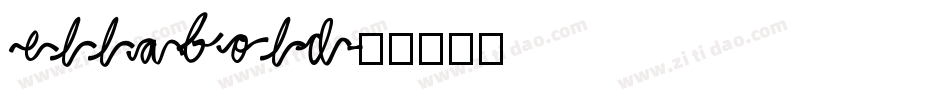 ellabold字体转换