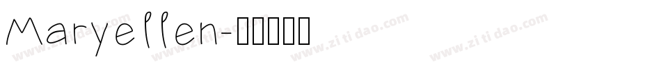 Maryellen字体转换