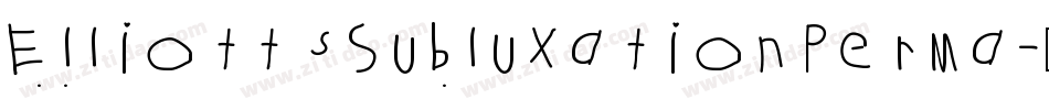 ElliottsSubluxationPerma字体转换