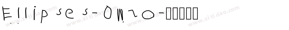 Ellipses-Owzo字体转换