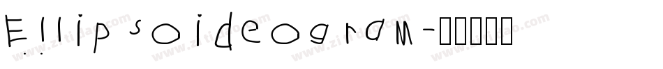Ellipsoideogram字体转换