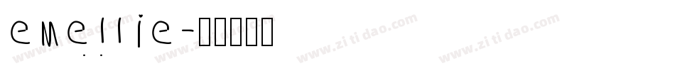 emellie字体转换