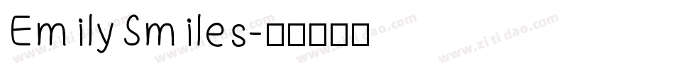 EmilySmiles字体转换