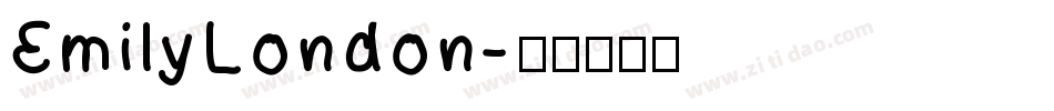 EmilyLondon字体转换