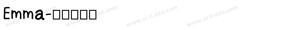 Emma字体转换