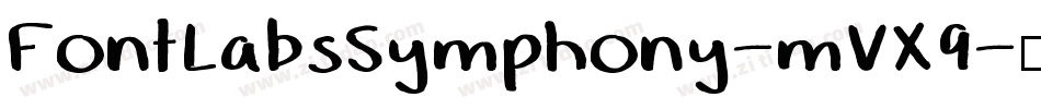 FontLabsSymphony-mVX9字体转换