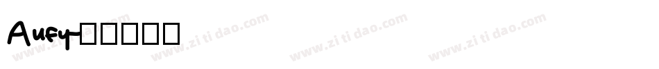Aufy字体转换