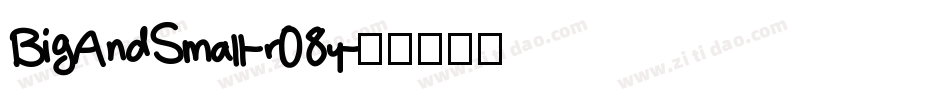 BigAndSmall-r08y字体转换