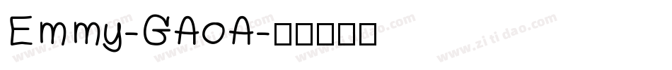 Emmy-GAoA字体转换