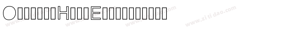 OutwestHalfEmpty字体转换