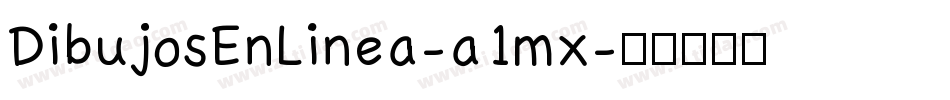 DibujosEnLinea-a1mx字体转换