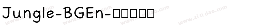 Jungle-BGEn字体转换