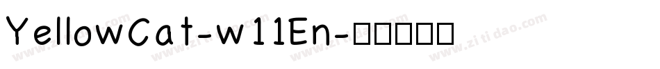 YellowCat-w11En字体转换