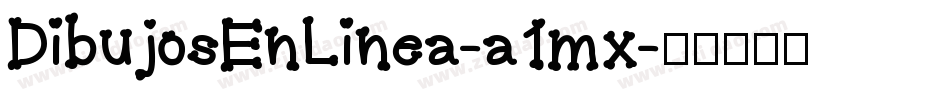 DibujosEnLinea-a1mx字体转换