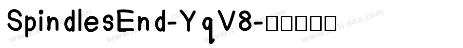 SpindlesEnd-YqV8字体转换