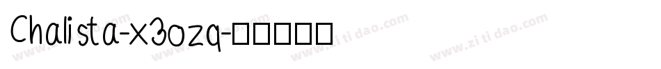 Chalista-x3ozq字体转换