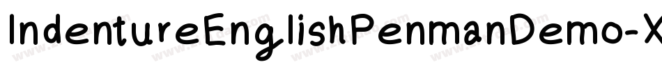 IndentureEnglishPenmanDemo-Xdyj字体转换