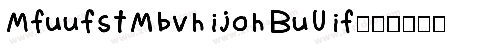 LettersLaughingAtThe字体转换