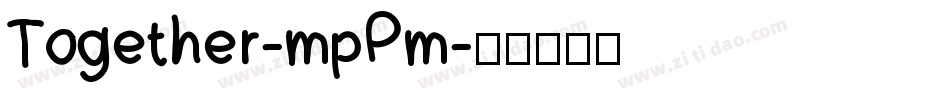 Together-mpPm字体转换