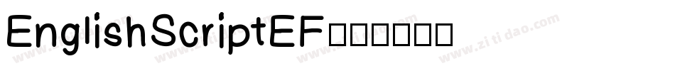 EnglishScriptEF字体转换