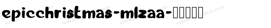 EpicChristmas-mLZAa字体转换