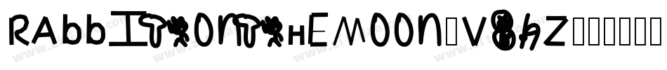 Rabbitonthemoon-V89Z字体转换