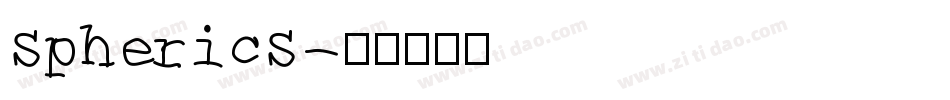 SphericS字体转换