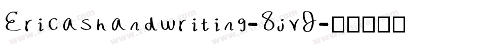 Ericashandwriting-8jvJ字体转换