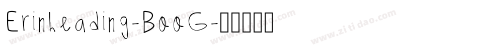 Erinheading-BooG字体转换