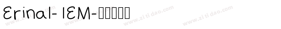 Erinal-1EM字体转换