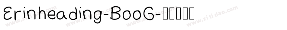 Erinheading-BooG字体转换
