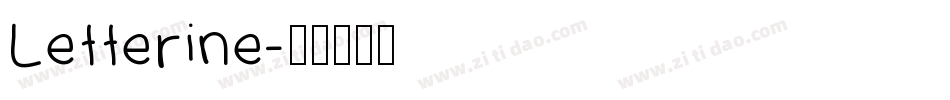 Letterine字体转换