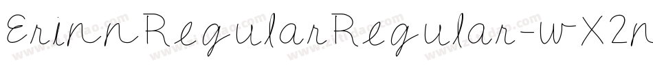 ErinnRegularRegular-wX2n字体转换