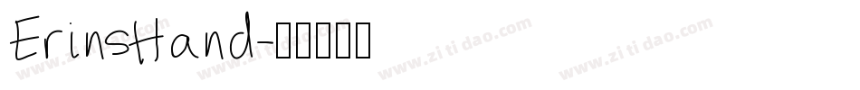 ErinsHand字体转换